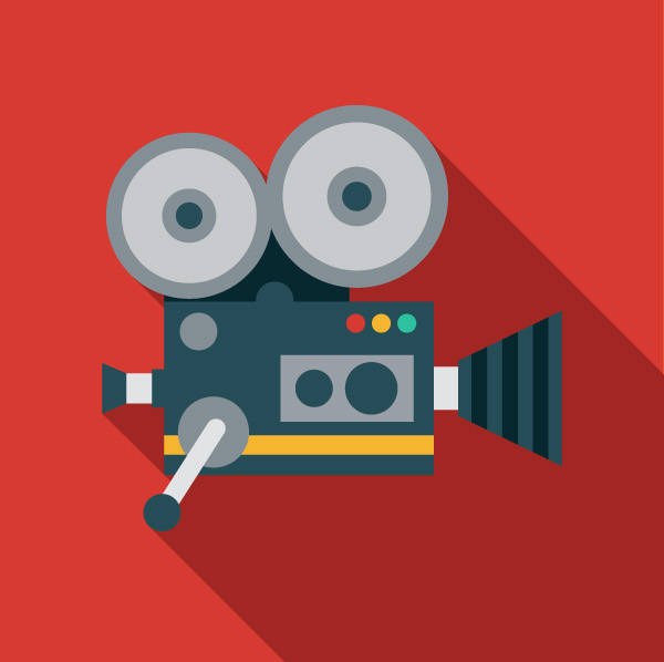 Icona di una vecchia macchina da ripresa